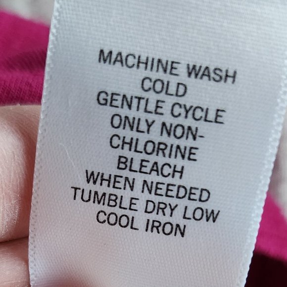 Banana Republic Cream/Magenta Scoop Neck Jersey Size Medium - Picture 9 of 16